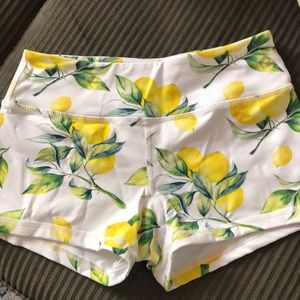 Savage barbell booty shorts